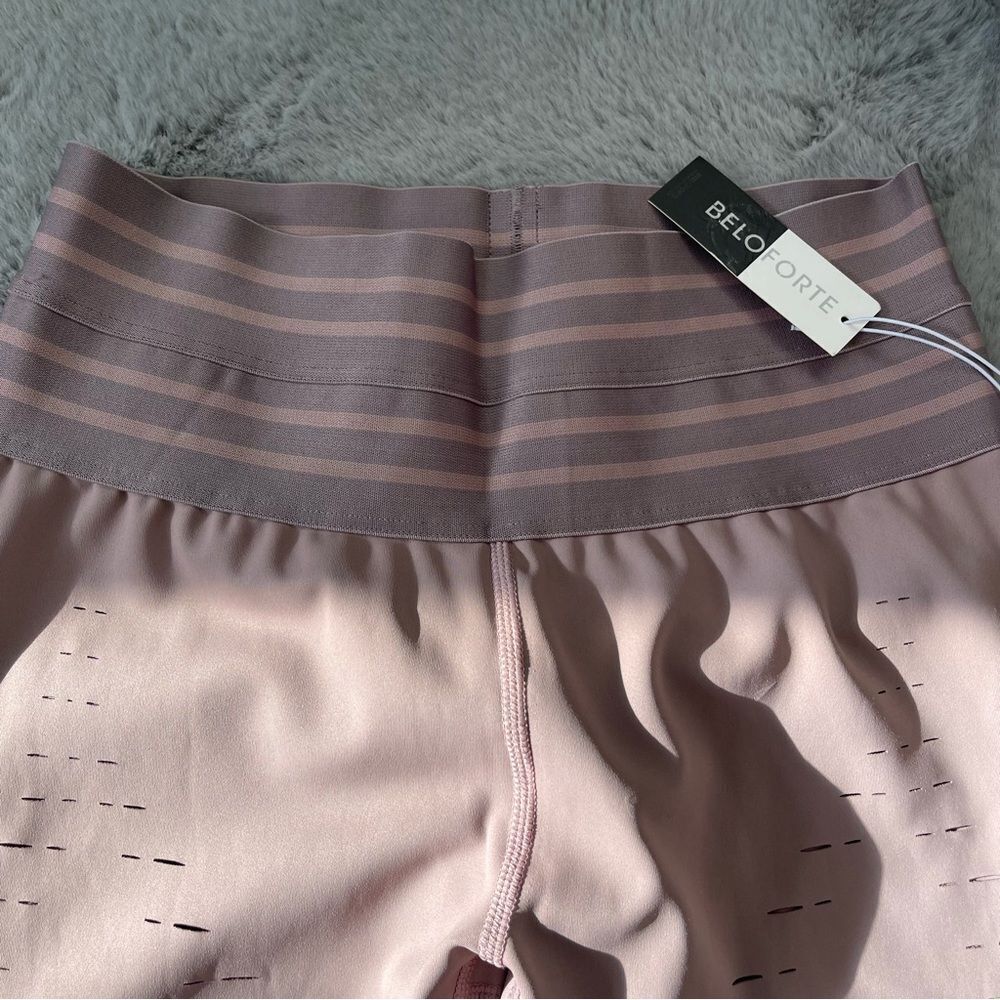 NWT Beloforte Lenox Leggings Dusty Rose size M - Picture 14 of 14